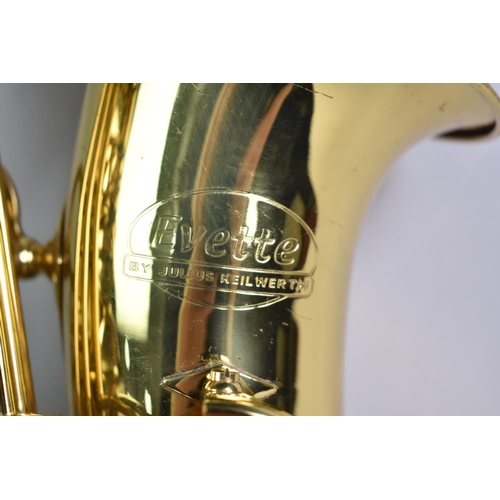 210 - A Cased Evette Saxophone by Julius Keilwerth