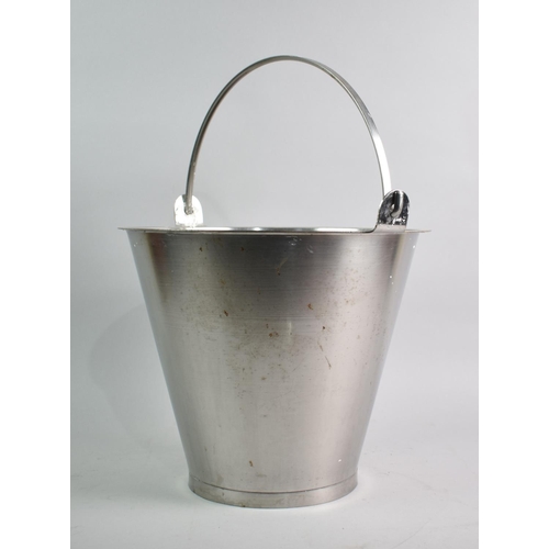 165 - A Modern Stainless Steel Bucket, 32cms Diameter