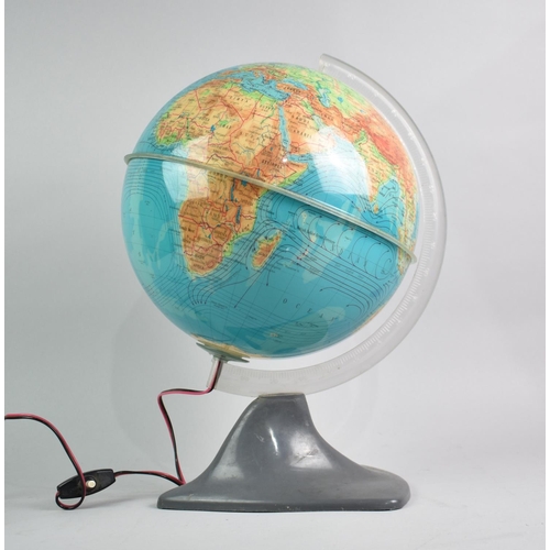 224 - A Childs Novelty Night Light in the Form of a Globe, 38cms High