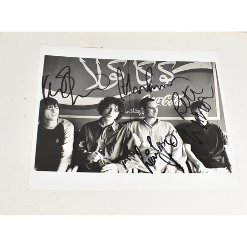 232 - Two Albums Containing Publicity Photographs for Various Bands and Artists, Some Signed