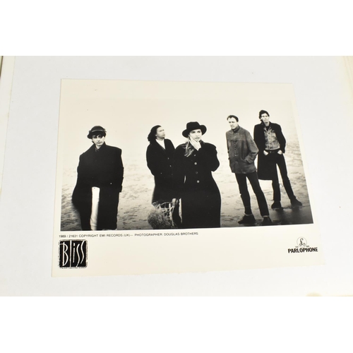 232 - Two Albums Containing Publicity Photographs for Various Bands and Artists, Some Signed