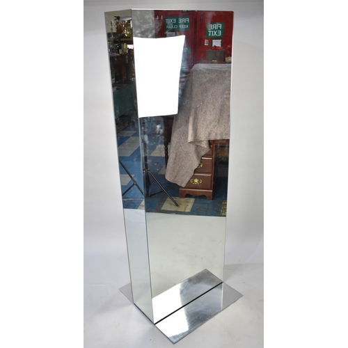 498 - A Modern Joaquin Cortes Mirrored Column, 60cms Wide and 171cms High