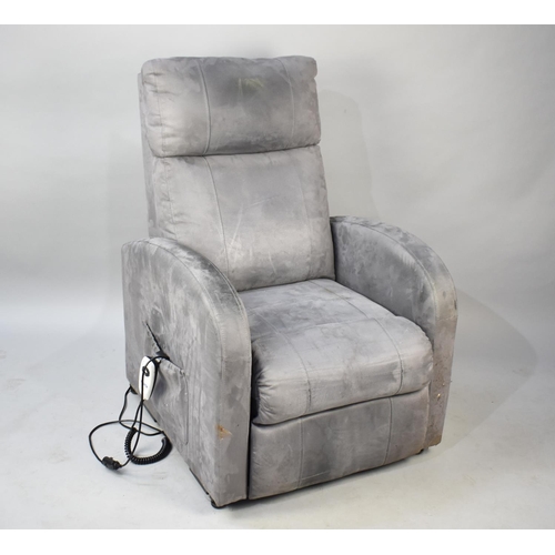 437 - An Aidapt Rise/Recline Upholstered Armchair, Working Order