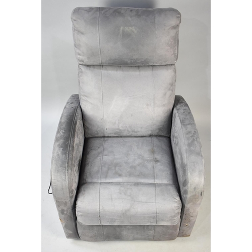 437 - An Aidapt Rise/Recline Upholstered Armchair, Working Order