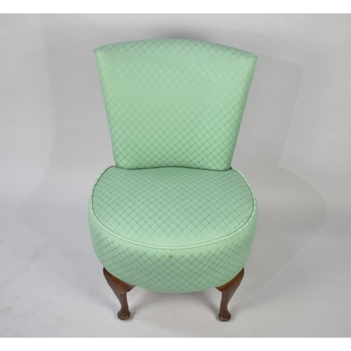 441 - A Mid 20th Century Circular Seated Ladies Nursing Chair