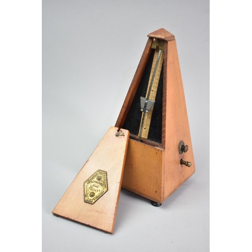 59 - A Vintage French Metronome, Working, 23cms High