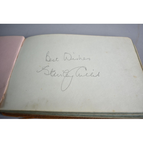 89 - A 1940s Autograph Book Containing Autographs of Footballers, Cricketers, Boxers, to include Wolves 1... 