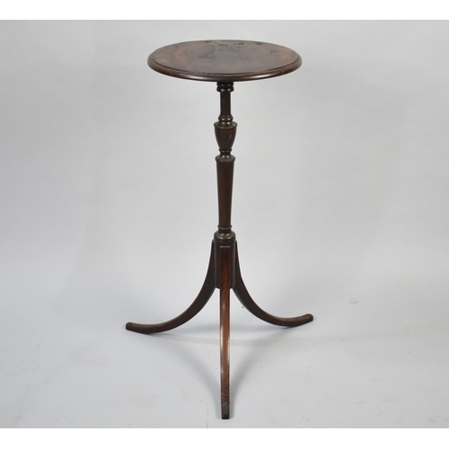 90 - A Mahogany Tripod Based Circular Topped Torchere, 60cms Diameter and 73cms High