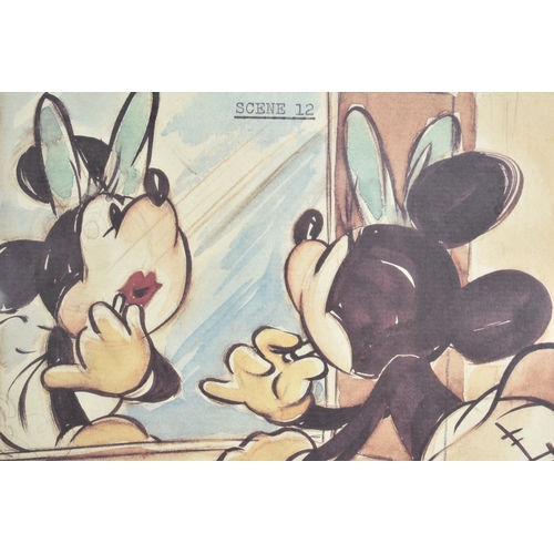 A Framed Cartoon Print from 