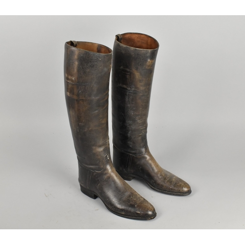 87 - A Pair of Ladies Leather Riding Boots