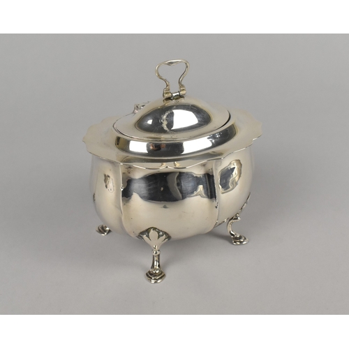 377 - A Silver Sugar Bowl by James Deakin & Sons (John & William F Deakin) Raised on Four Cabriole Feet, w... 