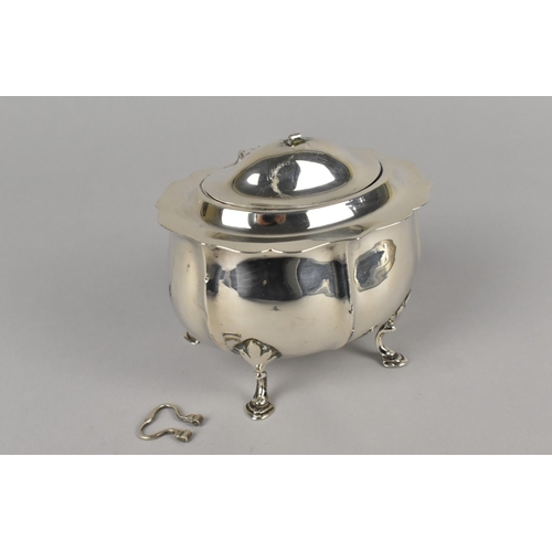 377 - A Silver Sugar Bowl by James Deakin & Sons (John & William F Deakin) Raised on Four Cabriole Feet, w... 