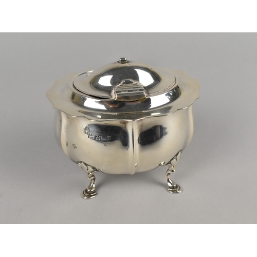 377 - A Silver Sugar Bowl by James Deakin & Sons (John & William F Deakin) Raised on Four Cabriole Feet, w... 