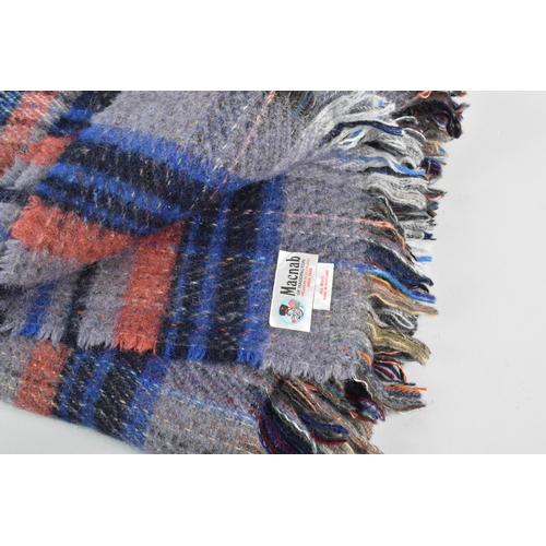 194 - A Vintage Woollen Blanket by MacNab of Haddington, Scotland, 150x140cms