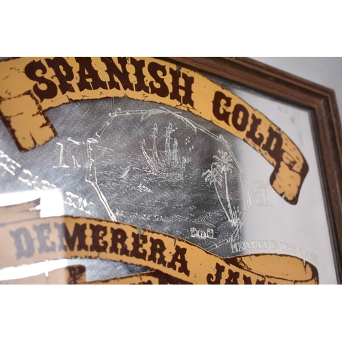 340 - A Framed Reproduction Advertising Mirror, 