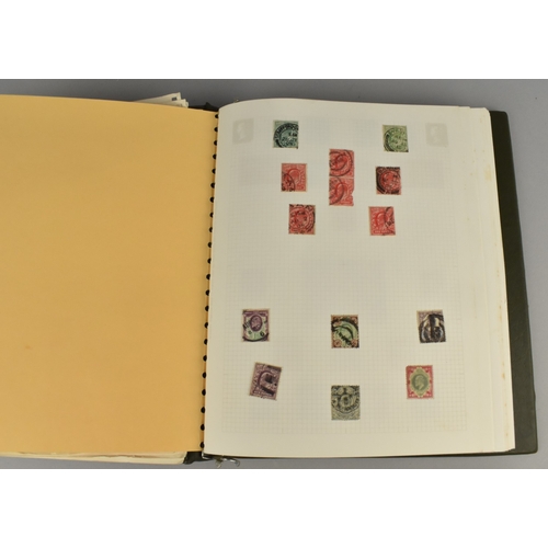 494 - A Stamp Album Containing Various Stamps to Include Edward VII, George V, George VI, Elizabeth II etc