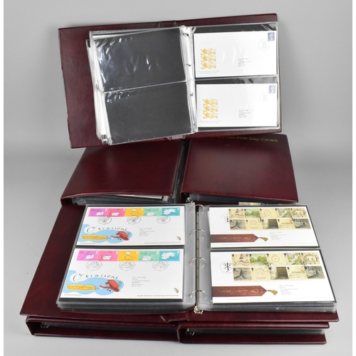 502 - Seven Ring Binder Albums Containing Royal Mail First Day Covers, c.1980-2016