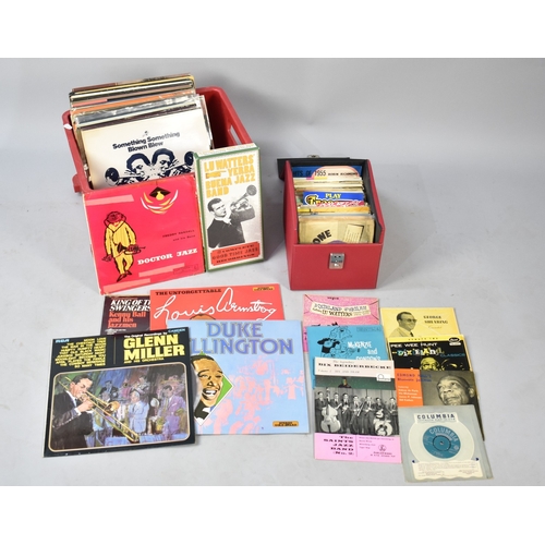 572 - A Collection of 45rpm and 35rpm Jazz Records and Cassettes