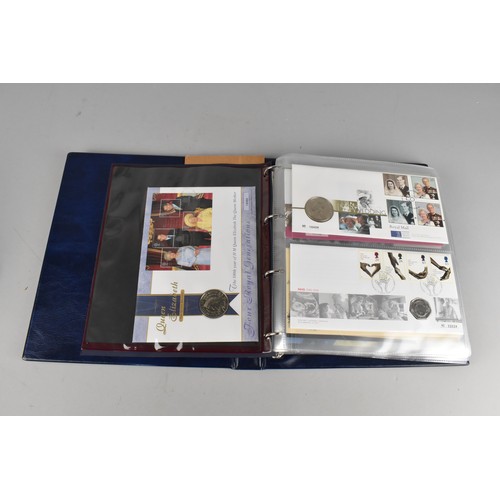 500 - A Royal Mail/Royal Mint Philatelic Numismatic Covers Album Together with Various Other Philatelic Nu... 