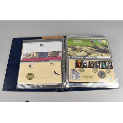 500 - A Royal Mail/Royal Mint Philatelic Numismatic Covers Album Together with Various Other Philatelic Nu... 