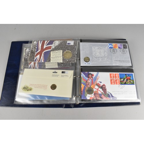 500 - A Royal Mail/Royal Mint Philatelic Numismatic Covers Album Together with Various Other Philatelic Nu... 