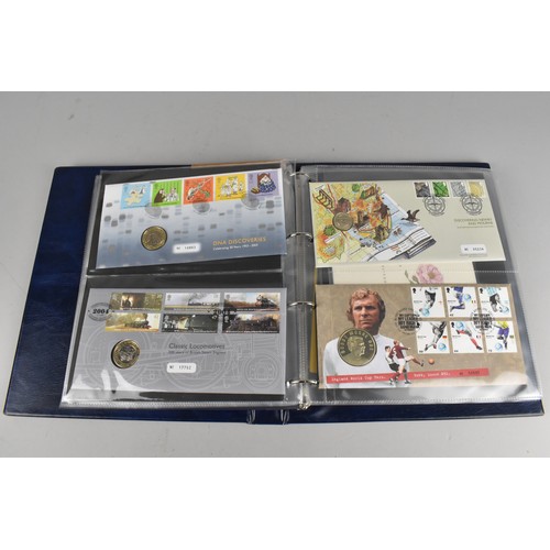 500 - A Royal Mail/Royal Mint Philatelic Numismatic Covers Album Together with Various Other Philatelic Nu... 