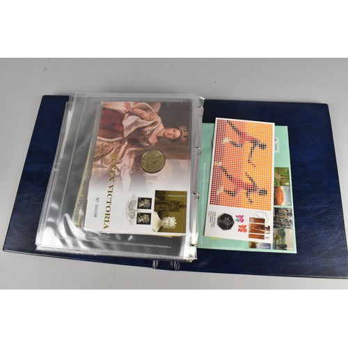 500 - A Royal Mail/Royal Mint Philatelic Numismatic Covers Album Together with Various Other Philatelic Nu... 