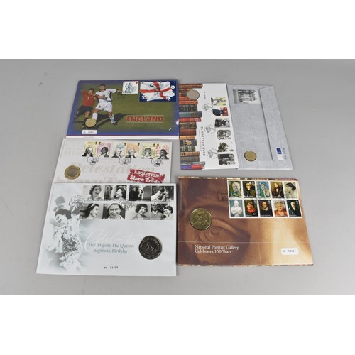 500 - A Royal Mail/Royal Mint Philatelic Numismatic Covers Album Together with Various Other Philatelic Nu... 