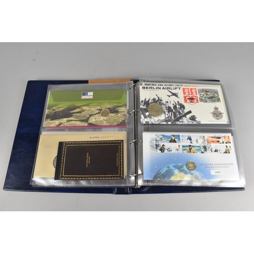 500 - A Royal Mail/Royal Mint Philatelic Numismatic Covers Album Together with Various Other Philatelic Nu... 