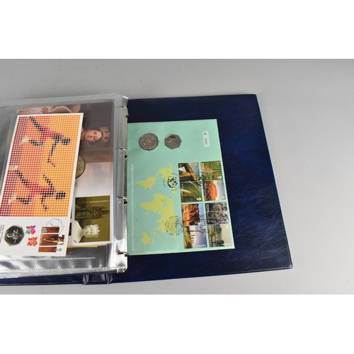 500 - A Royal Mail/Royal Mint Philatelic Numismatic Covers Album Together with Various Other Philatelic Nu... 