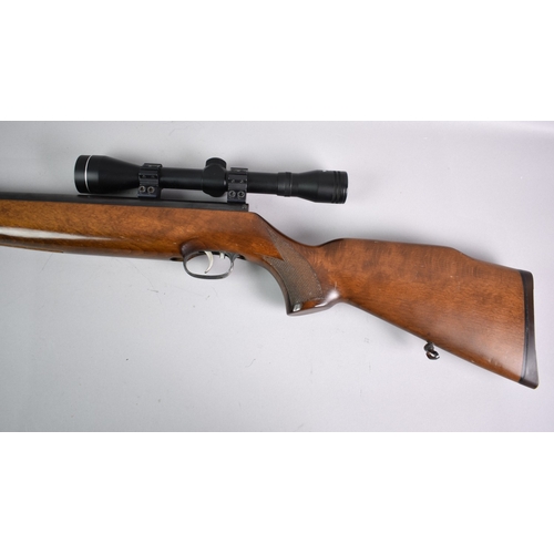 180 - A Late 20th Century German Weihrauch .22 cal Air Rifle With Webley 4x40 Scope, Canvas Camouflaged Ca... 