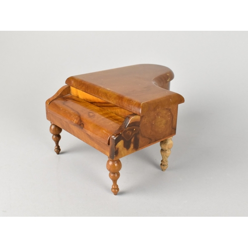 7 - A Mid 20th Century Novelty Musical Box by Reuge in the Form of a Grand Piano Playing 