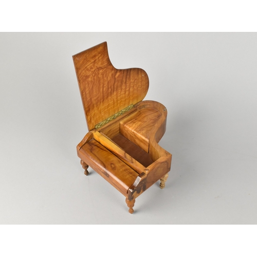 7 - A Mid 20th Century Novelty Musical Box by Reuge in the Form of a Grand Piano Playing 