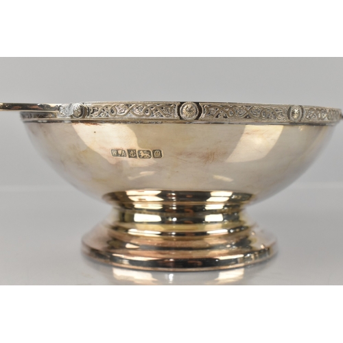 212 - An Elizabeth II Silver Presentation Quaich by William Adams Ltd Inscribed 