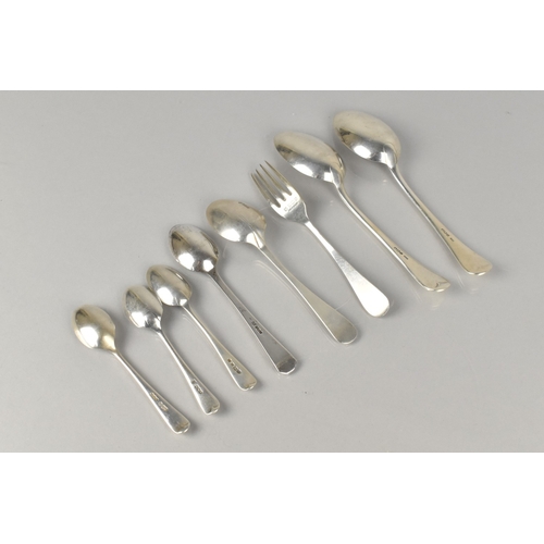 225 - A Collection of Various Silver Flatware to Include Pair of George VI Silver Serving Spoons, Teaspoon... 