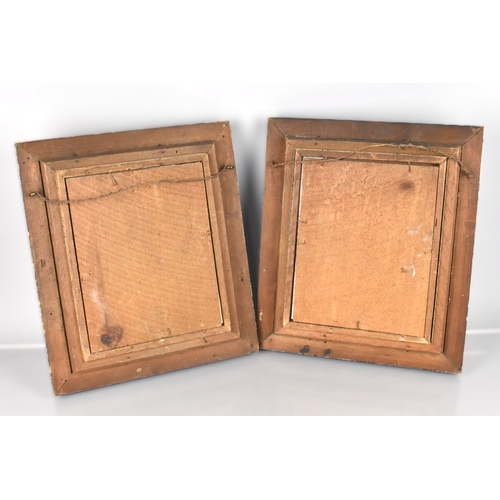 358 - A Pair of Late 19th Century Aesthetic Movement Anglo-Japanese Lacquered Picture Frames, 38x33cm