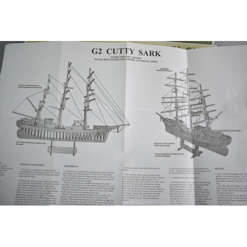 233 - Two Boxed Model Kits for Cutty Sark and Santa Maria