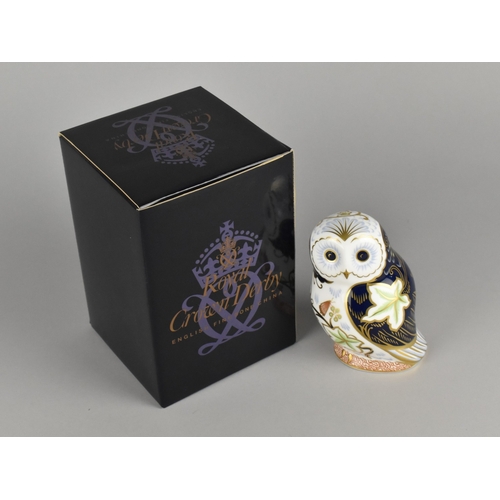 320 - A Royal Crown Derby Paperweight, Twilight Owl