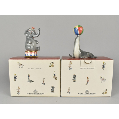 355 - Two Royal Copenhagen Mini Circus Figures