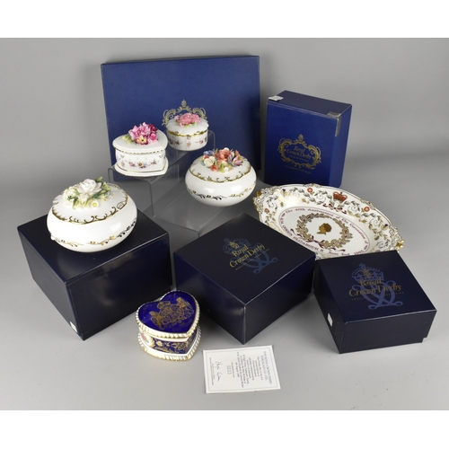 386 - A Collection of Various Limited Edition Royal Crown Derby Commemorative Wares to Comprise Goviers Fl... 