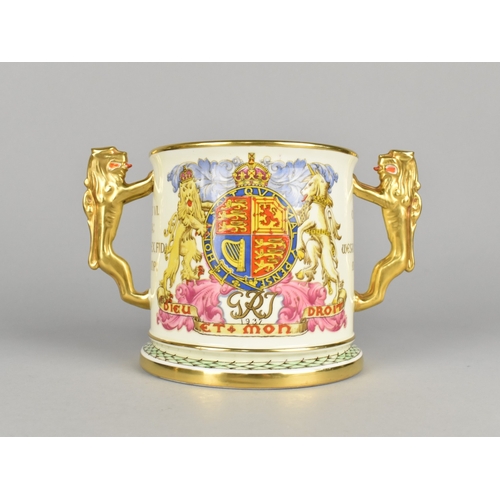 461 - A Paragon Limited Edition George VI Commemorative Loving Mug, no. 304, 12.5cm high