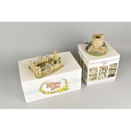 531 - Two Boxed Lilliput Lanes, Windsor Castle and Diamond Jubilee Collection - Jubilee Round Tower Windso... 