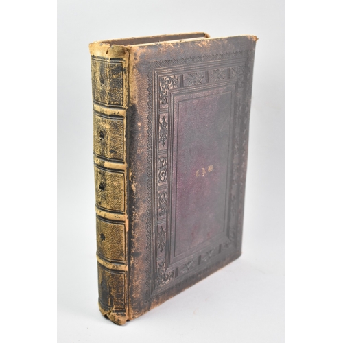 61 - A Late Victorian Photograph Album Containing Various Family Portraits, Monogrammed CAW, Some Conditi... 