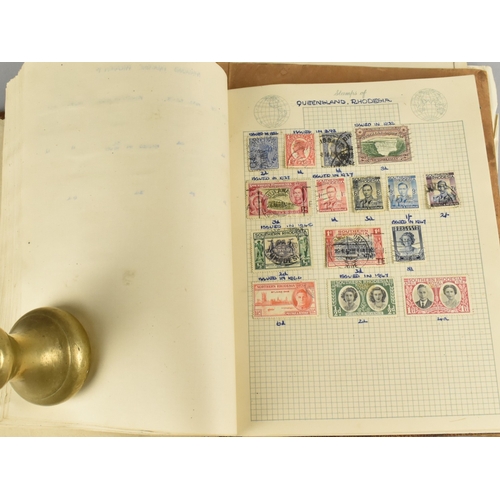 63 - Two Vintage Stamp Albums Containing Victorian, Edwardian and Other Stamps to include Two Penny Reds,... 