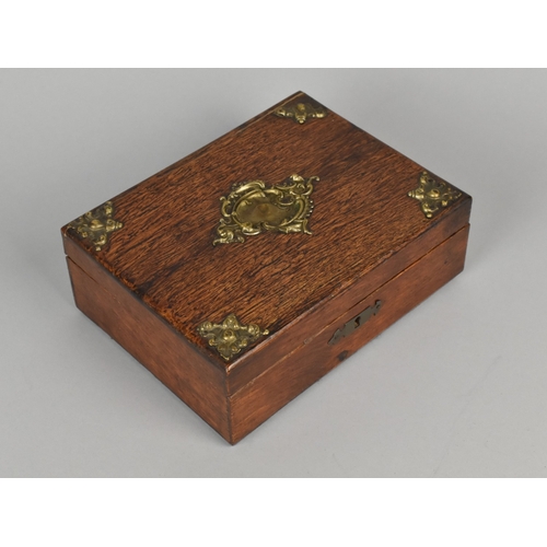 102 - Two Edwardian Brass Mounted Wooden Boxes