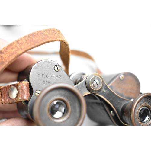106 - A Pair of Early German Binoculars Inscribed Pacor Trieder by Goerz, Berlin