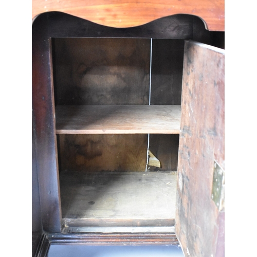 119 - A 19th Century Mahogany Kneehole Writing Desk with Brass Drop Handles to Single Long Top Drawer and ... 