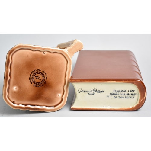 160 - A Mid 20th Century Advertising Jug for Old Bushmills Whiskey together with a Novelty Flask in the Fo... 