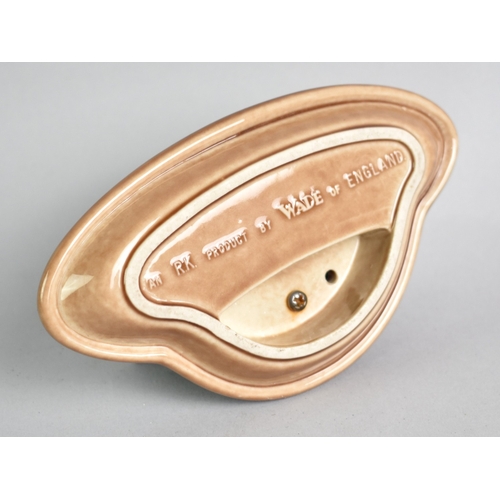 163 - A Wade Ashtray with American Locomotive Mount, 15cms Long