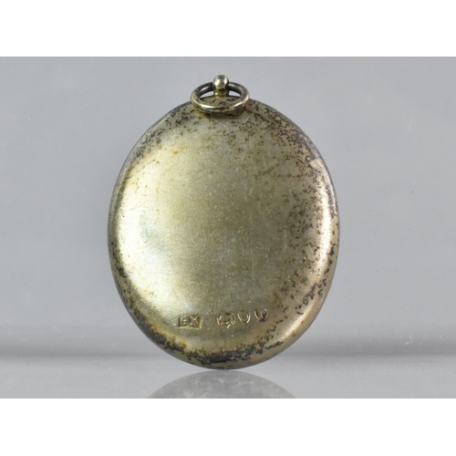 190 - A Victorian Silver and Enamel Masonic Collar Jewel, Possibly for Junior Warden, Text for 'Lincolnshi... 